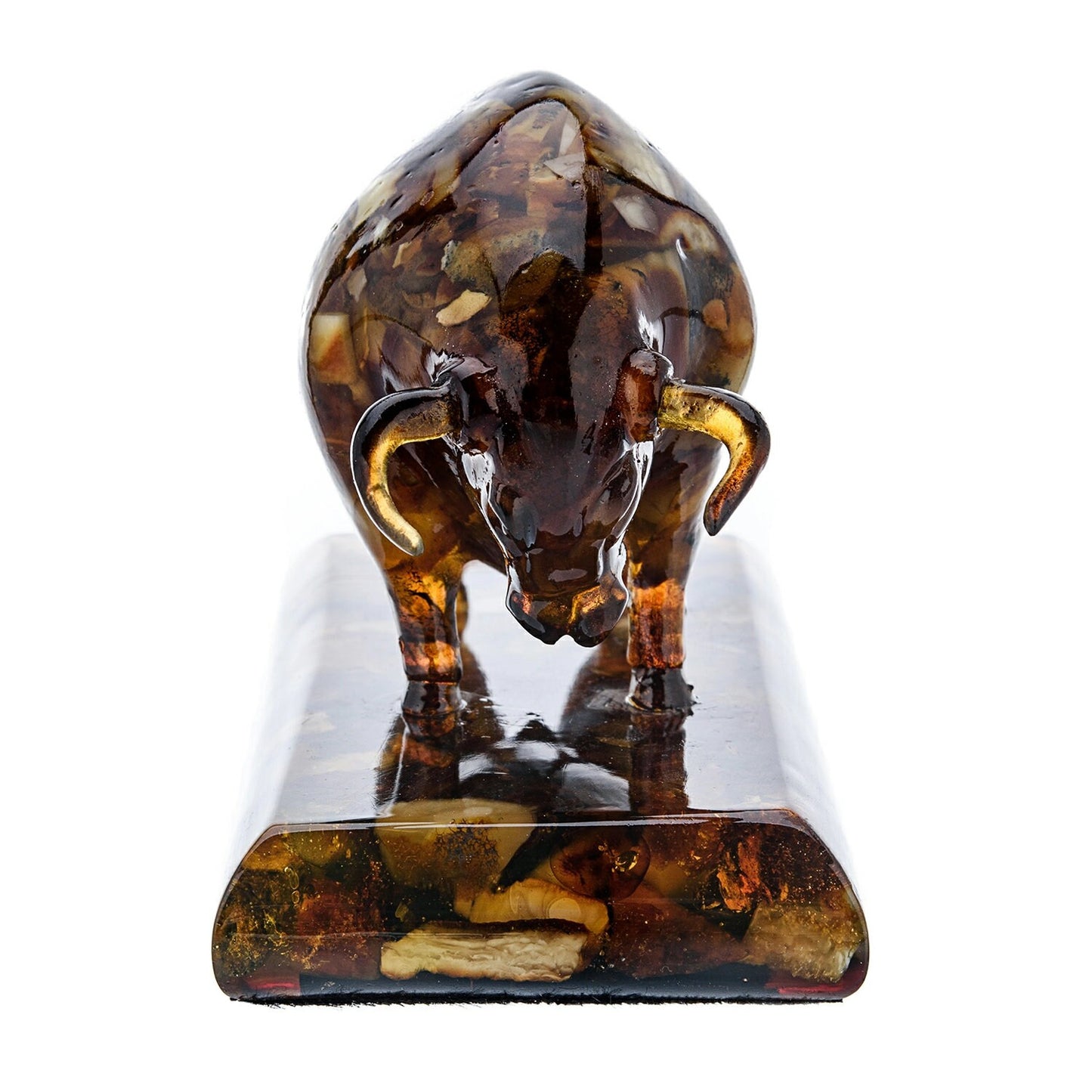 Handmade Amber sculpture figurine Bull Orion|Amber Souvenir Gift |Amber Bull Figurine|Luxury Amber Statue Sculpture |Unick home decor gift