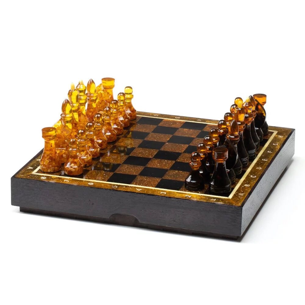 Large amber chess set with chess figures |Luxury chess amber| Chessboard amber|Amber Chess pieces|Board Game| Vip Gift