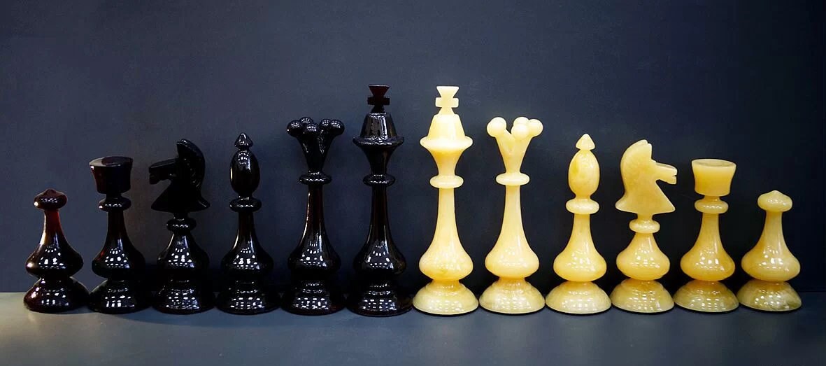 Handmade carved amber chess large figures Africa|Luxury Baltic Amber chess pieces black honey color| Board Game|Vip Gift| unique chess gift