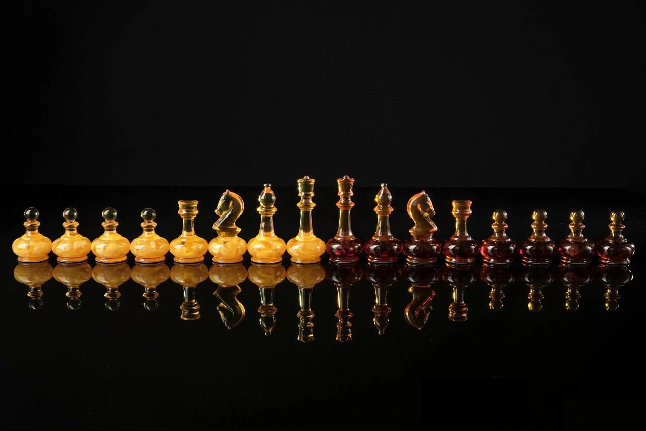 Handmade carved chess Figures Pieces Byzantine |Luxury Amber chess pieces cognac honey color| Board Game| Vip Gift| unique present|