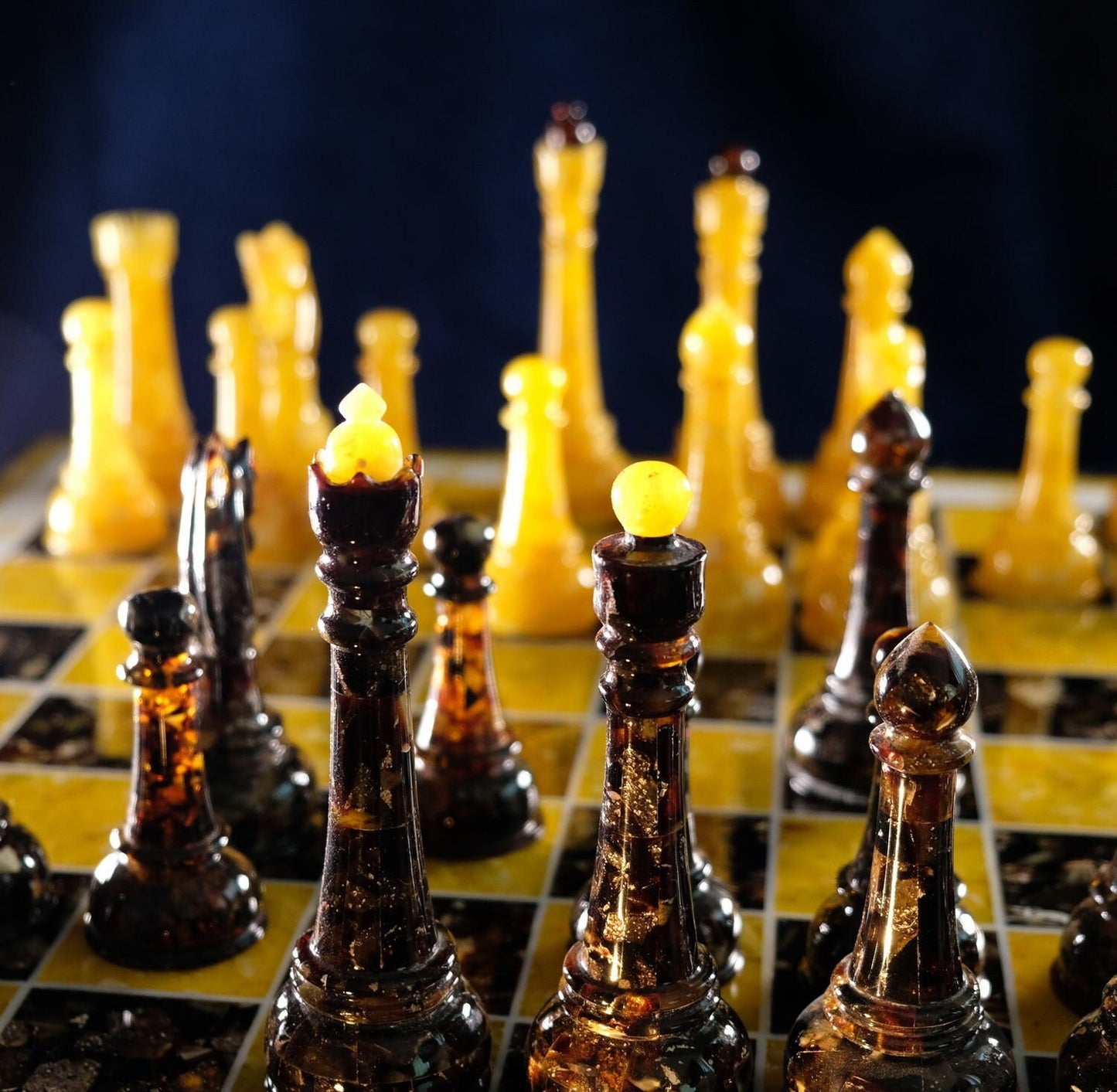 Amber chess set |Luxury Amber Chessboard |Amber Chess Figures|Board Game| Vip Gift |unique present |100%amber chess