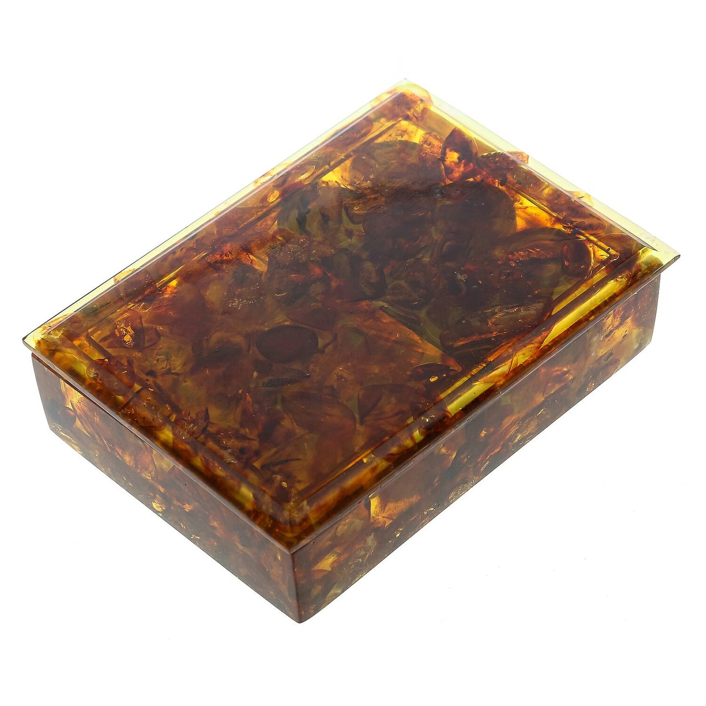 Amber chips for checkers in amber storage box| Handmade amber checkers| Board Game|Luxury Checkers pieces|Vip gift