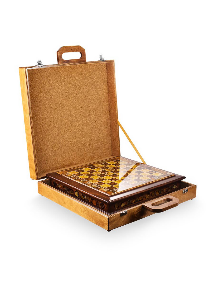 Luxury amber chess set with chess piees|Wooden Amber chess Board|Amber Chess Figures|Board Game| Vip Gift|Luxury Gift