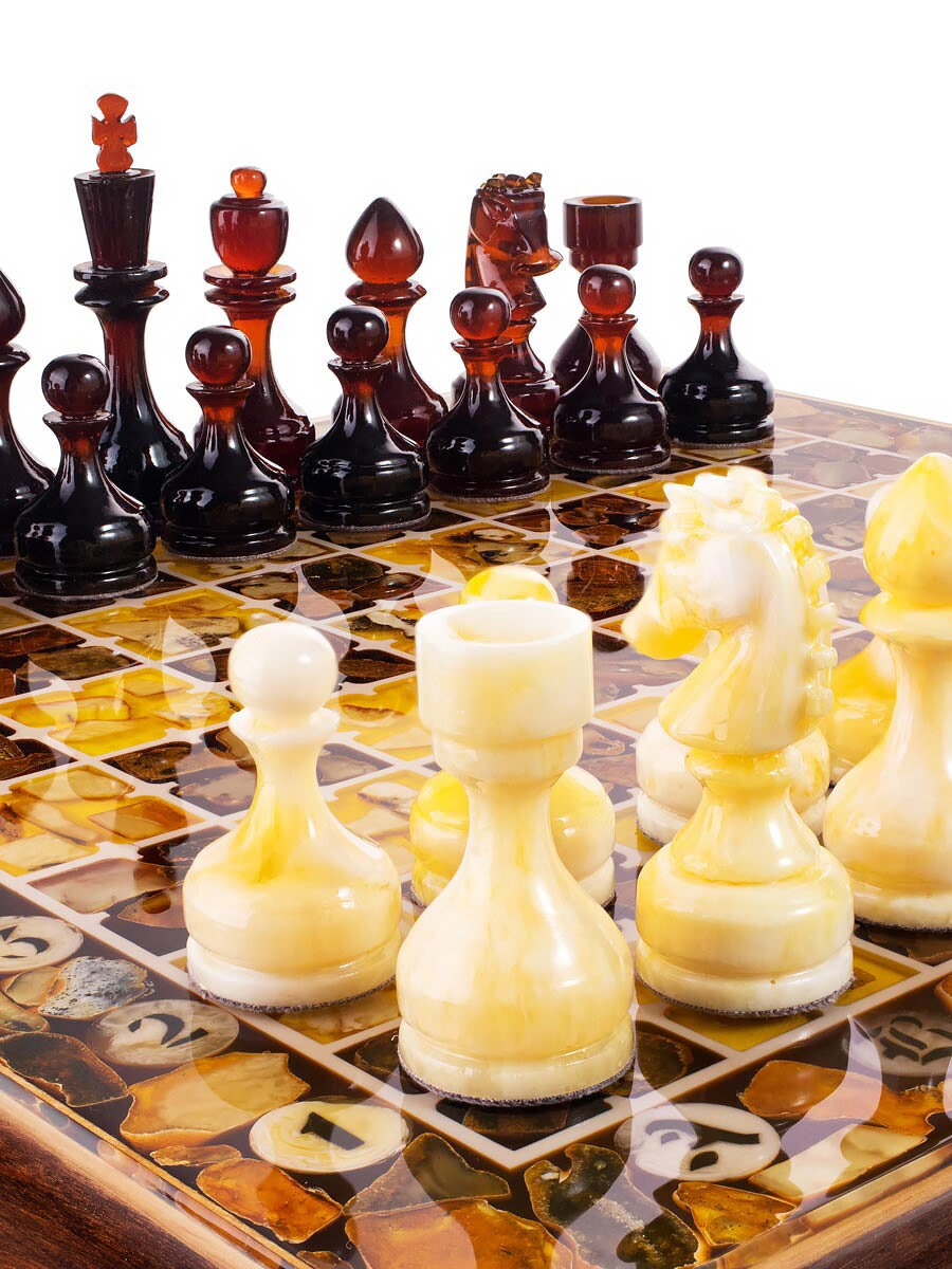 Luxury amber chess set with chess piees|Wooden Amber chess Board|Amber Chess Figures|Board Game| Vip Gift|Luxury Gift