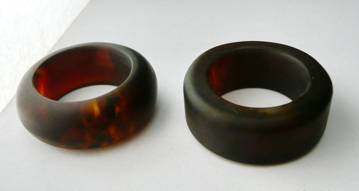 Cherry Amber wedding bands|Handmade amber ring|Unique amber band|Ring for men|Handmade Jewelry Gift|Gift for him for her