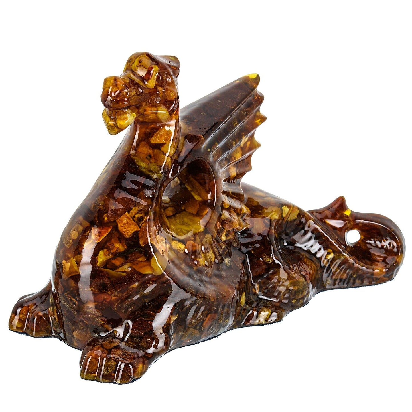 Amber carving Dragon figurine|Amber Souvenir Gift|Amber Dragon Statue|Amber Dragon Sculpture| unick gift| Home decor