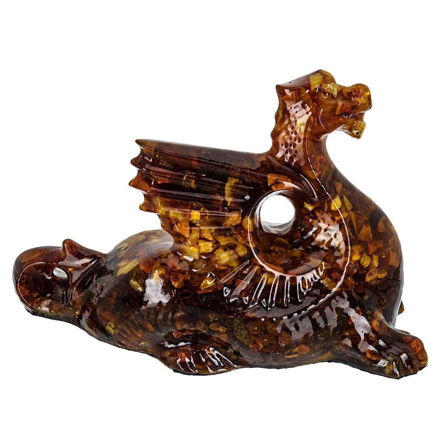 Amber carving Dragon figurine|Amber Souvenir Gift|Amber Dragon Statue|Amber Dragon Sculpture| unick gift| Home decor