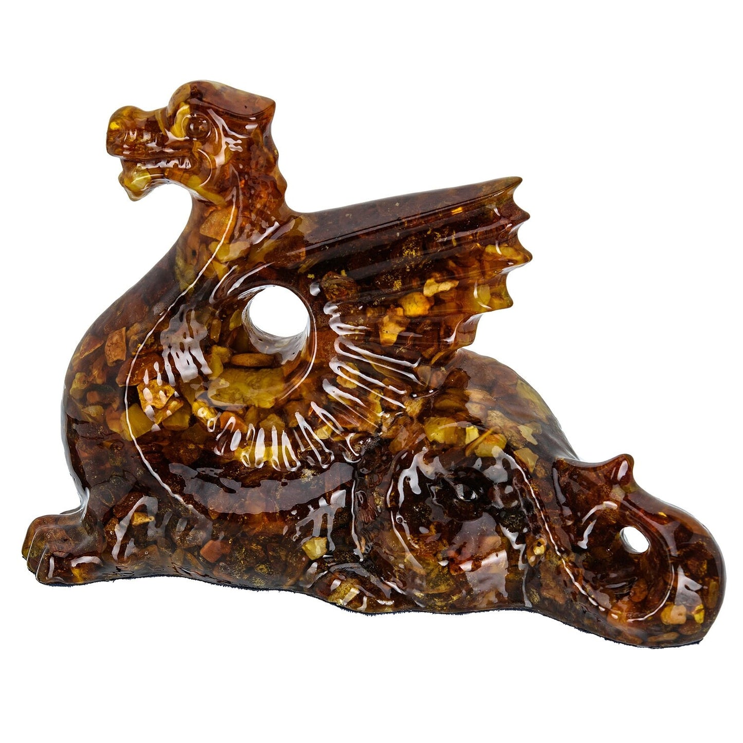 Amber carving Dragon figurine|Amber Souvenir Gift|Amber Dragon Statue|Amber Dragon Sculpture| unick gift| Home decor