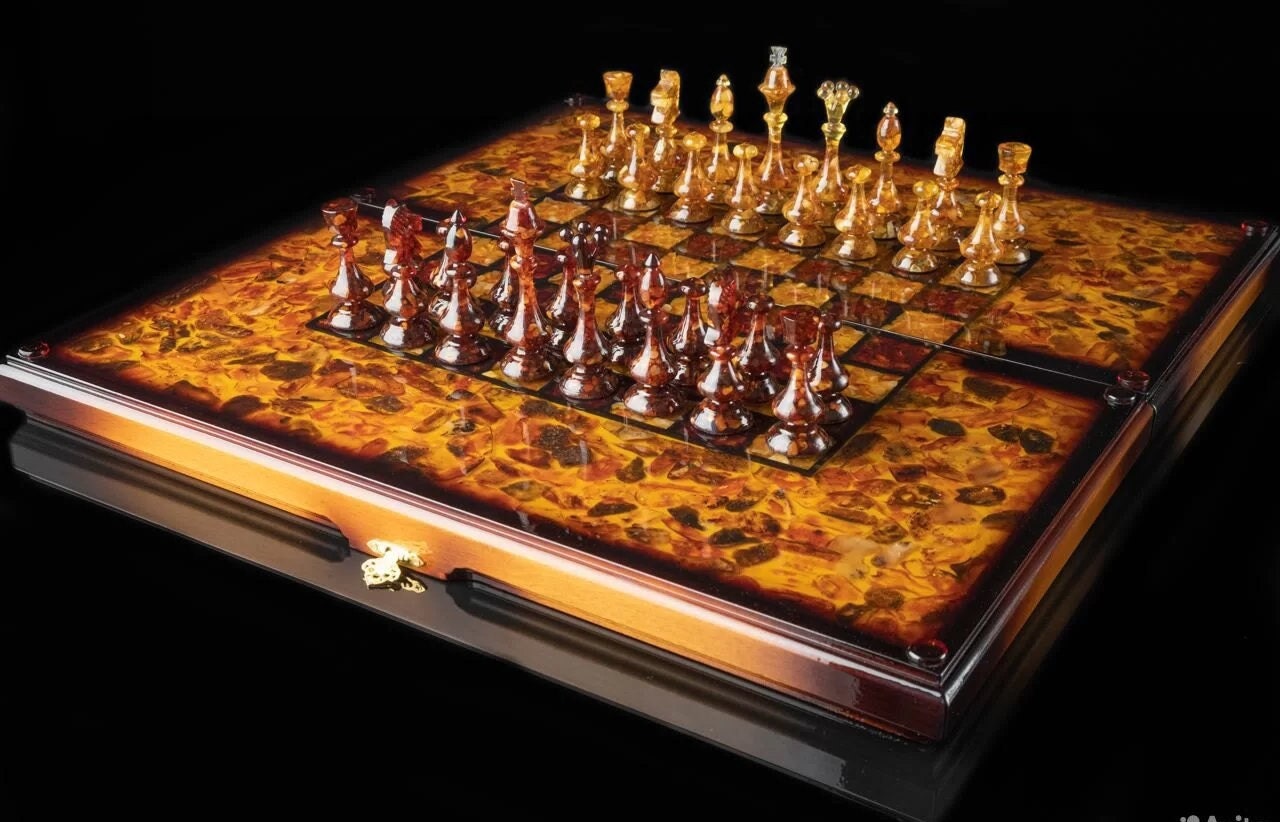 Amber folding game set 3in 1|backgammon board with checkers|Amber chess set|Wood amber chessboard|amber dices|Board game