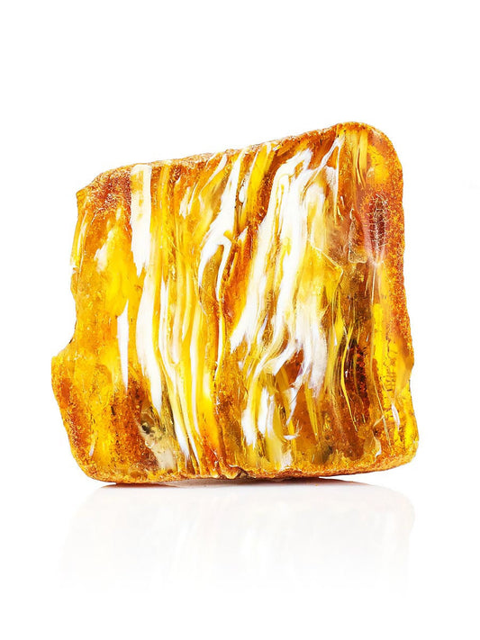 Souvenir piece of natural amber with a unique texture|Rare Amber Nugget Stone|Natural Amber Gemstone|Souvenir amber gift