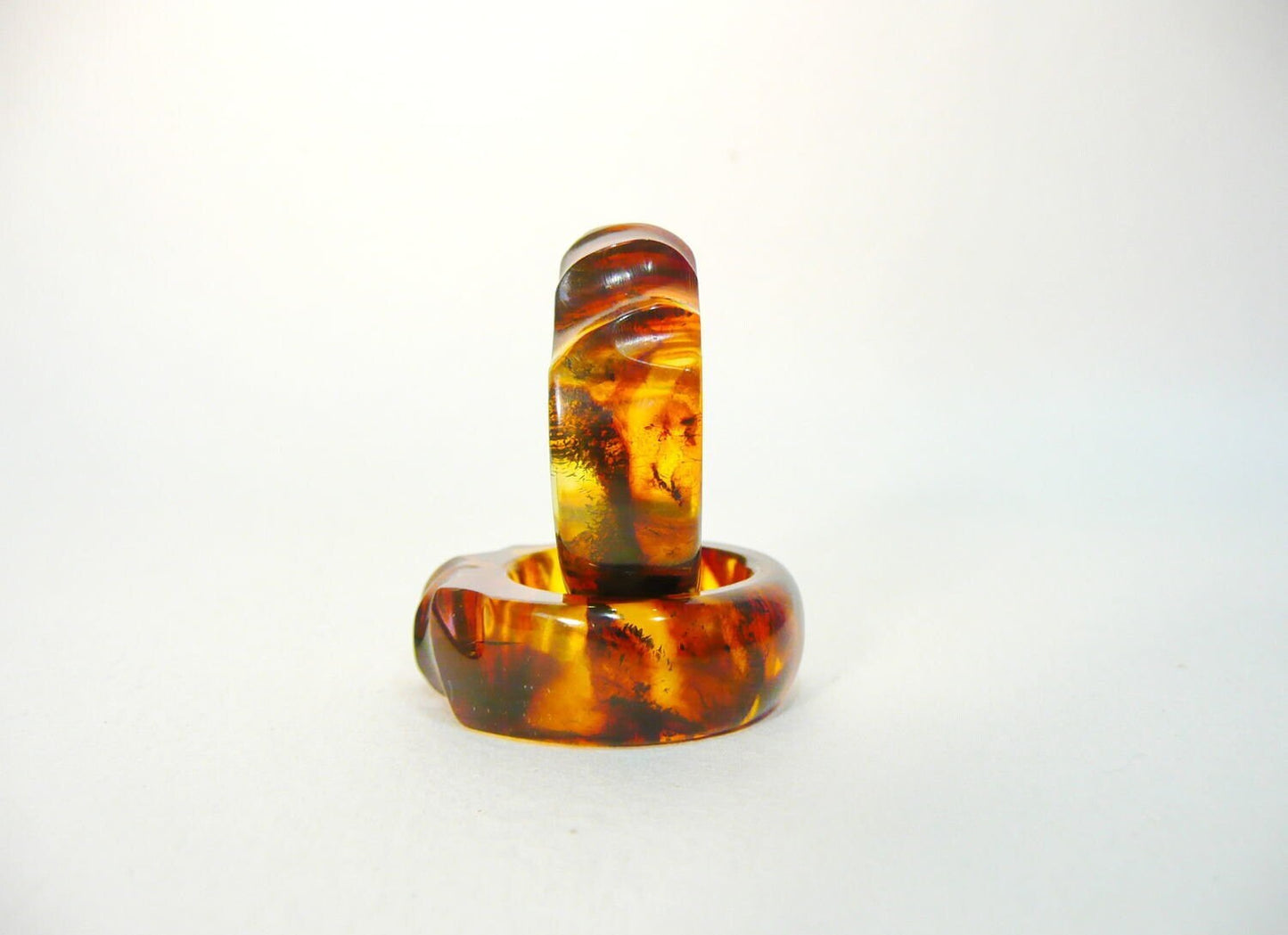 Amber wedding rings|Handmade amber ring|Unique amber band|Amber Ring for men|Handmade Jewelry Gift|Amber wedding bands