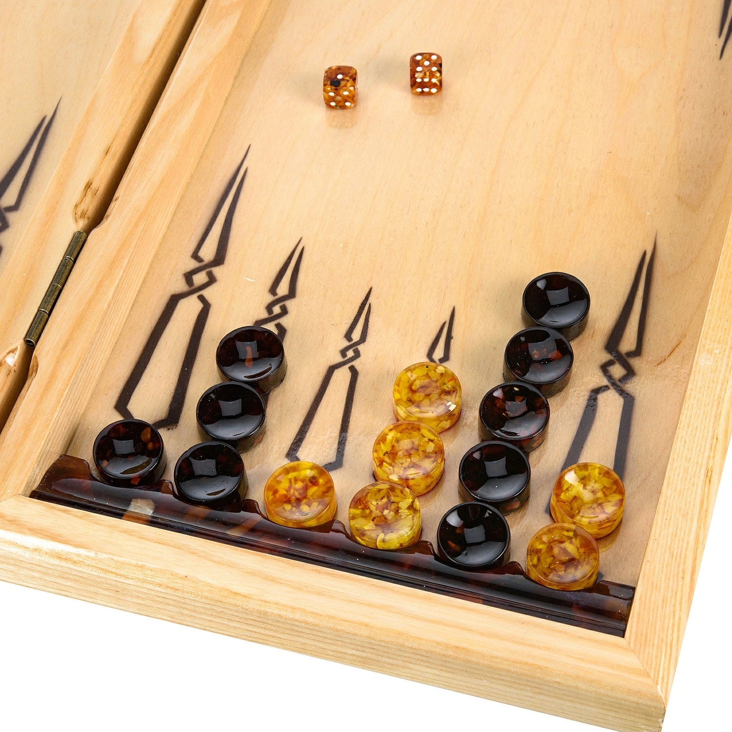 Luxury backgammon set Dragon|Wood amber backgammon board|Amber chinese dragon|Amber Checkers|amber dices|Backgammon chips